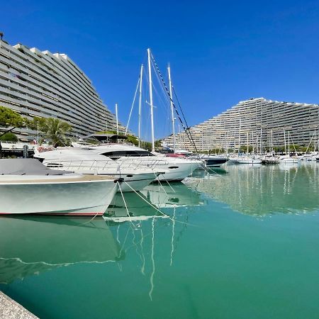 #41 Marina Riviera Bay - Marine Baie Des Anges - Studio Vue Mer Et Port Villeneuve-Loubet Exterior foto