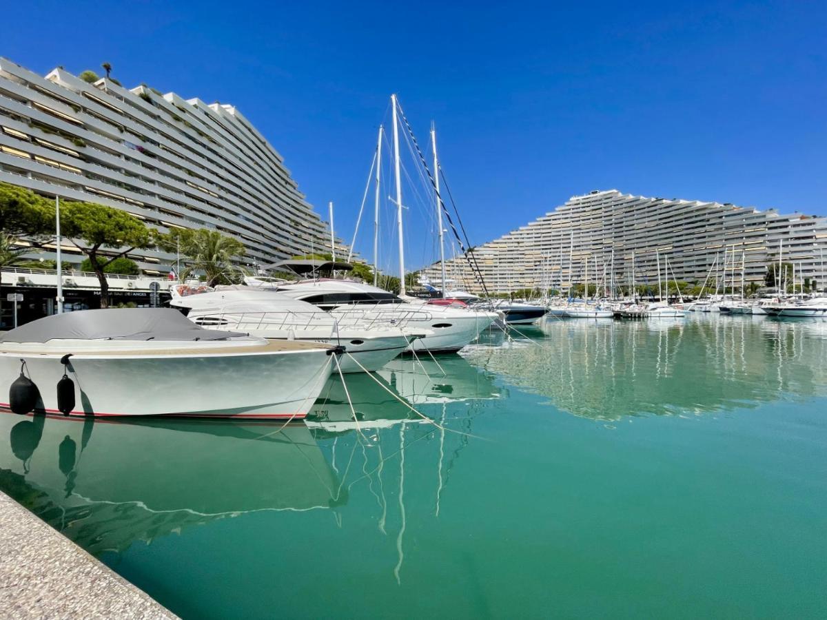 #41 Marina Riviera Bay - Marine Baie Des Anges - Studio Vue Mer Et Port Villeneuve-Loubet Exterior foto